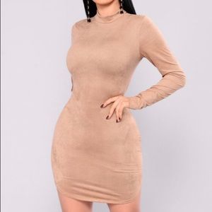 Mock Neck Long Sleeve Dress NWOT